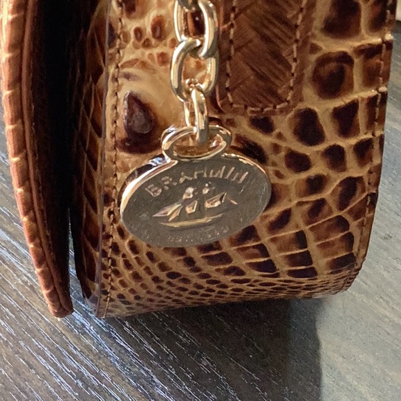Brahmin Briar Coconut Milk Taber Leather Crossbody NWT - Picture 4 of 8